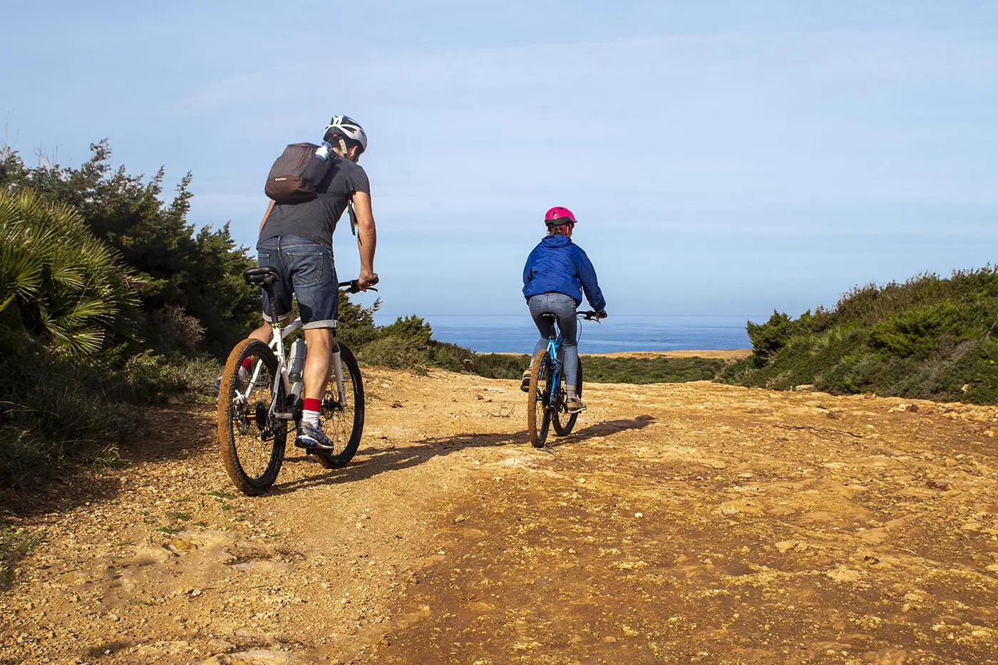 Randonnée en VTT entre terre et mer